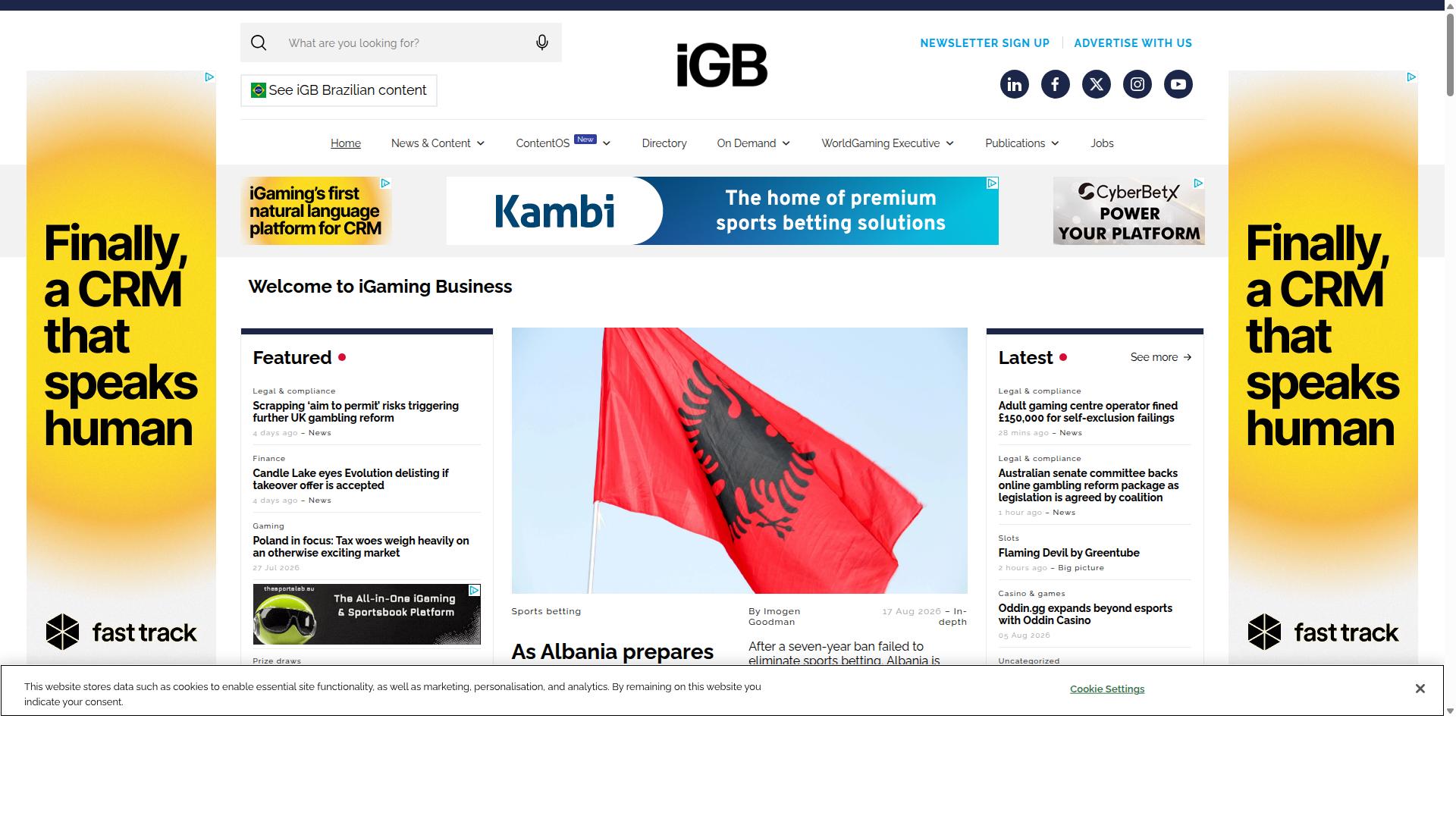 Kanggiten for End-To-End Gaming Technology website